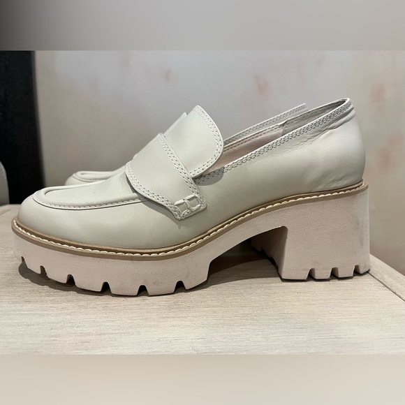 Dolce Vita ivory loafers size 7.5. Only worn around the house. Great condition. - Picture 6 of 7